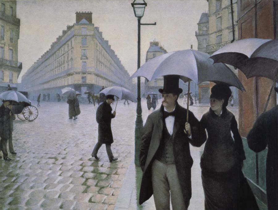 Gustave Caillebotte Rainy day in Paris